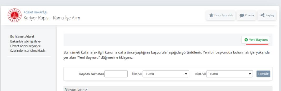 Adalet Bakanlığı 1500 zabıt katibi alımı adım adım başvuru anlatımı 4